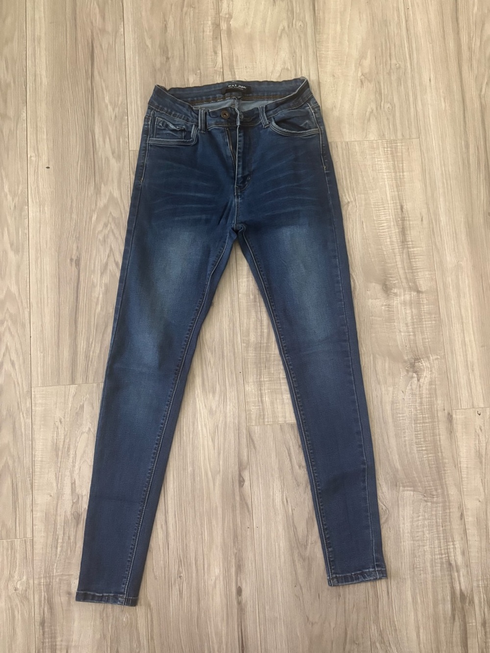 Wax Jean Men's Skinny Jeans - Dark Blue Wash